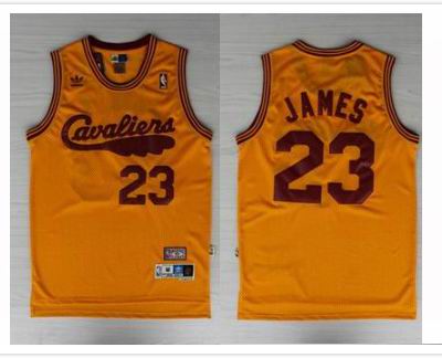 Cleveland Cavaliers 23 LeBron James orange Swingman adidas men adidas men adidas men nba basketball jerseys