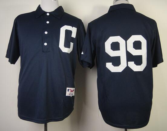 Cleveland Indians 99 Ricky Vaughn 1902 Turn Back The Clock men baseball mlb Jersey