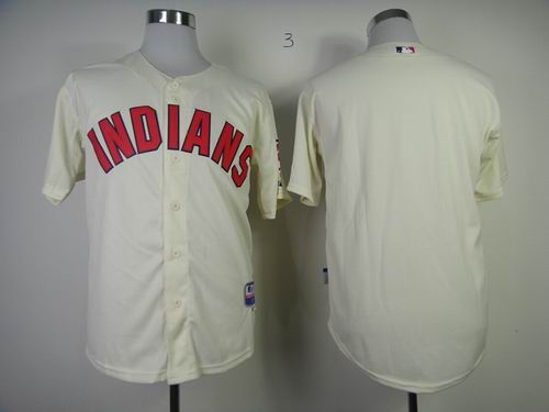 Cleveland Indians blank cream men baseball mlb jerseys