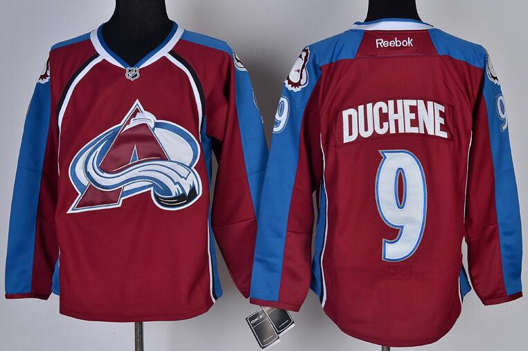 Colorado Avalanche 9 Matt Duchene red reebok men nhl ice hockey jerseys