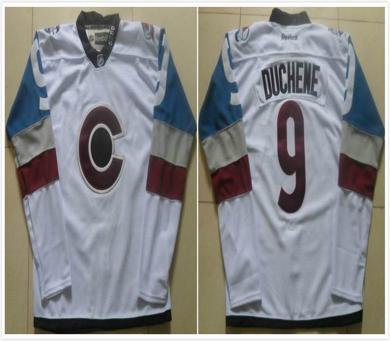 Colorado Avalanche 9 Matt Duchene white men nhl ice hockey New jerseys