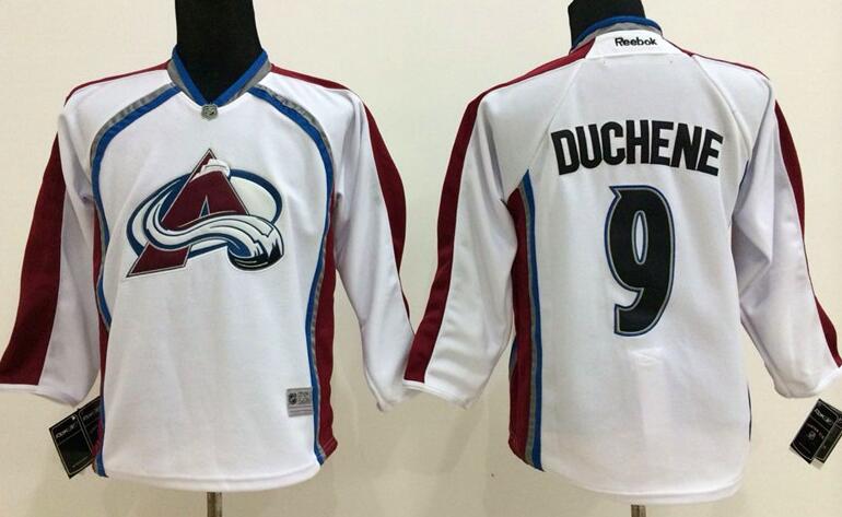 Colorado Avalanche 9 Matt Duchene white men reebok nhl ice hockey jerseysJerseys