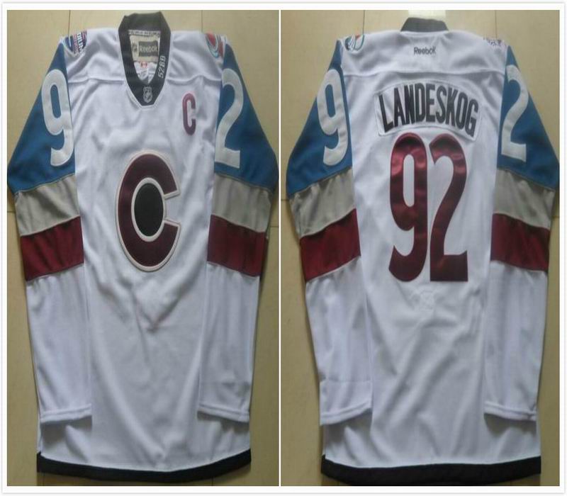 Colorado Avalanche 92 Gabriel Landeskog white men nhl ice hockey New jerseys