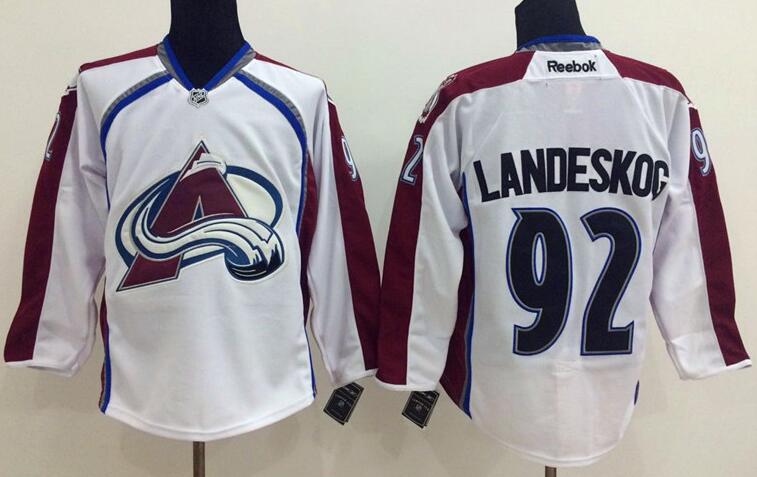 Colorado Avalanche 92 Gabriel Landeskog white men nhl ice hockey jerseys