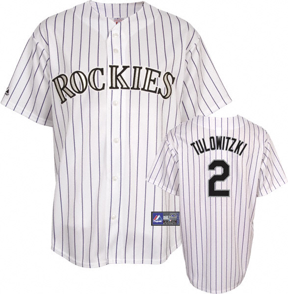 Colorado Rockies 2 TULOWITZKI white men baseball mlb jerseys