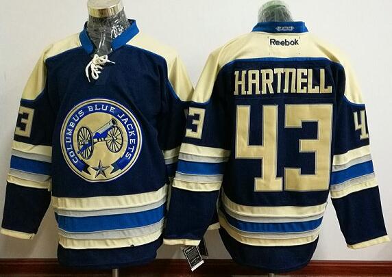 Columbus Blue Jackets 43 HARTNELL Blue nem nhl Jersey