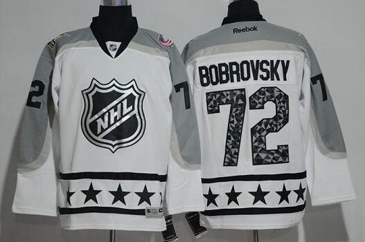 Columbus Blue Jackets 72 Sergei Bobrovsky 2017 NHL All Star White men nhl Jersey