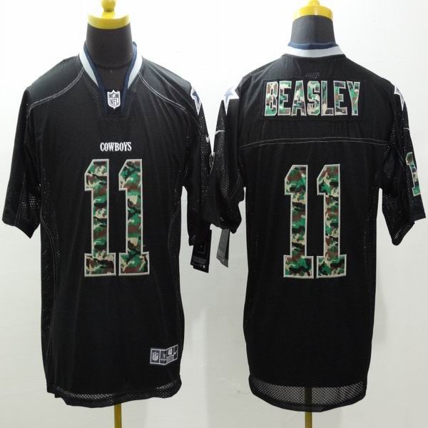 Dallas Cowboys 11 Cole Beasley black camo nike Elite nfl Jerseys