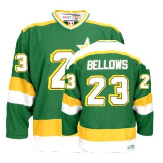 Dallas Stars 23 BELLOWS Green men nhl ice hockey jerseys