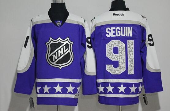 Dallas Stars 91 Tyler Seguin 2017 NHL All Star Purple men nhl Jersey