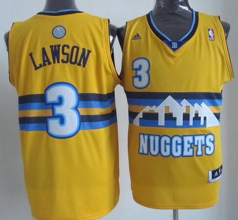 Denver Nuggets 3 Ty Lawson Revolution 30 Swingman adidas men nba basketball jerseys