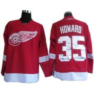 Deroit Red wings 35 Hdward Red men ice hockey nhl jerseys