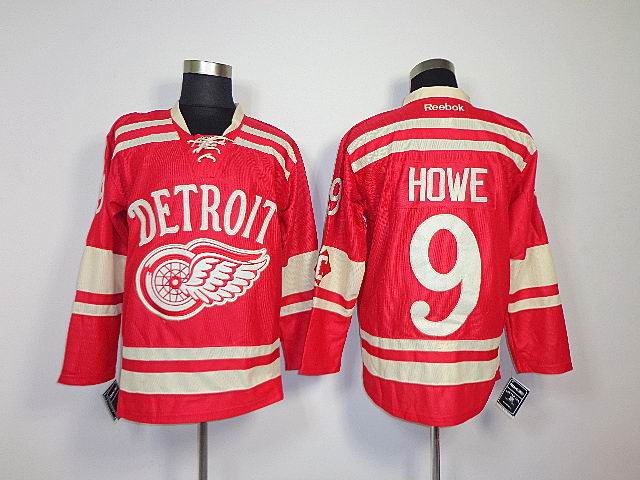 Detroit  Red Wings Gordie HOWE  9 new Red Jersey