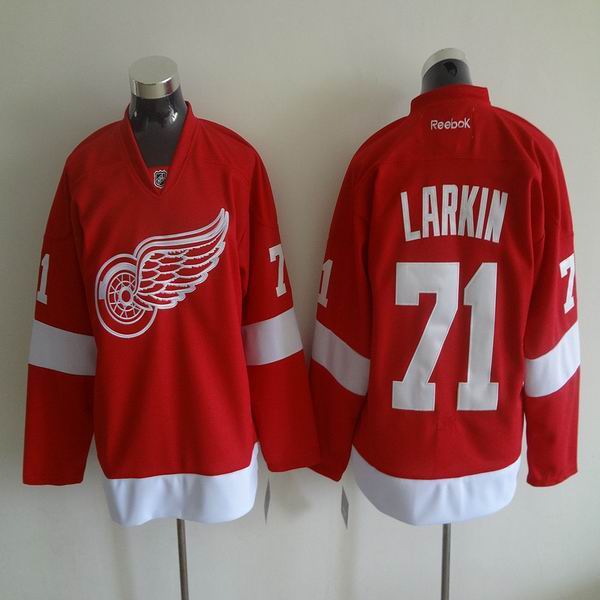 Detroit Red Wings 71 Dylan Larkin Red men  hockey nhl jerseys