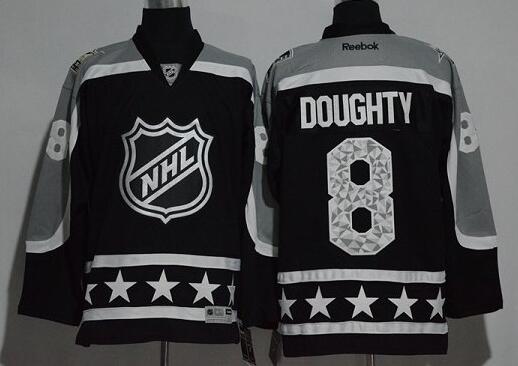 Drew Doughty Los Angeles Kings 8 2017 NHL All Star men Black Jersey
