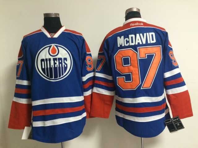 Edmonton Oilers 97 Connor Mcdavid Home men nhl ice hockey  jerseys