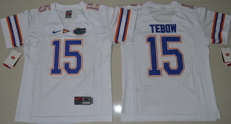 Florida Gators 15 Tim Tebow white men NCAA college Football Jerseys