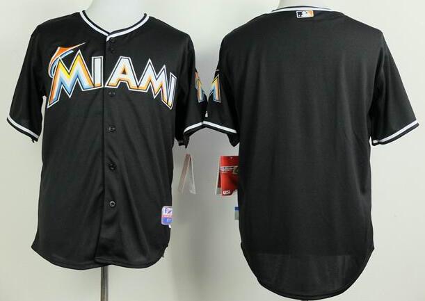 Florida Marlins Blank Black men baseball mlb Jerseys