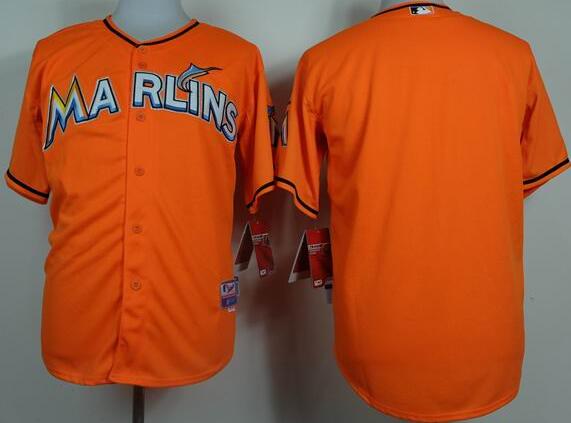Florida Marlins Blank Orange men baseball mlb Jerseys