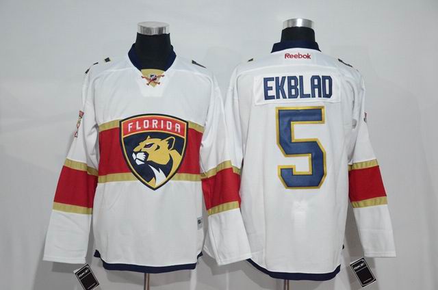 Florida Panthers 5 Aaron Ekblad white men nhl ice hockey  jerseys