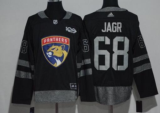 Florida Panthers 68 Jaromir Jagr 100th NHL men Jersey
