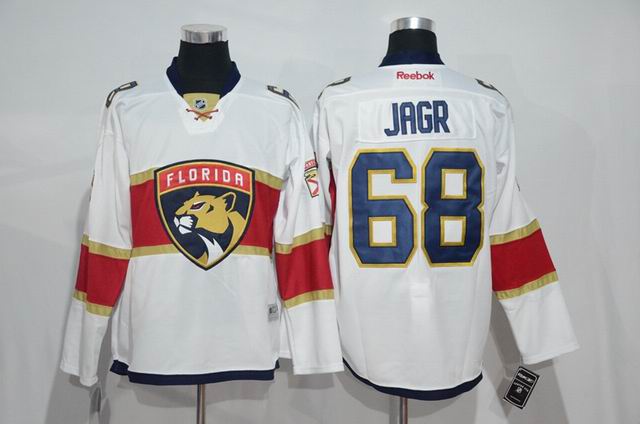 Florida Panthers 68 Jaromir Jagr white men nhl ice hockey  jerseys