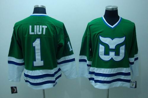 Hartford Whalers 1 LIUT men nhl ice hockey  jerseys