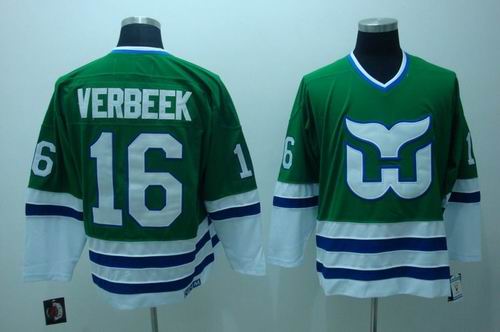 Hartford Whalers 16 VERBEEK men nhl ice hockey  jerseys