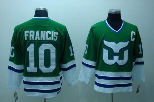 Hartford Whalers Ron Francis 10 men nhl ice hockey  jerseys