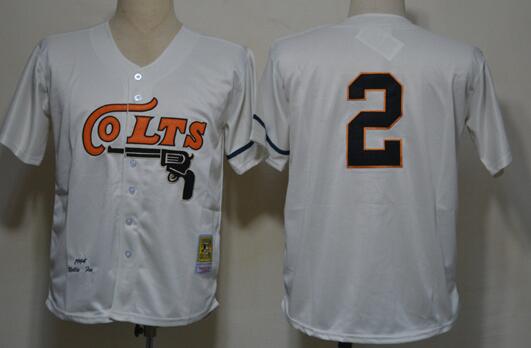 Houston Colt 2  Fox White men baseball mlb Jerseys