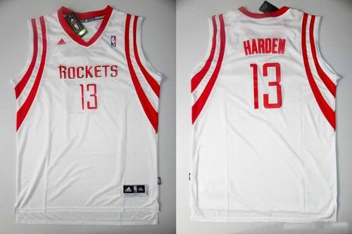 13 James Harden white Jersey