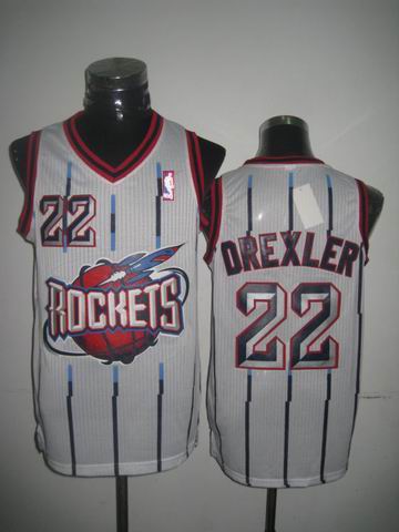 22 Clyde Drexler white men Jersey
