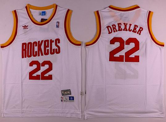 22 Clyde- Drexler white men Jersey