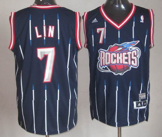 7 LIN blue Fashion Swingman men nba basketball jerseys