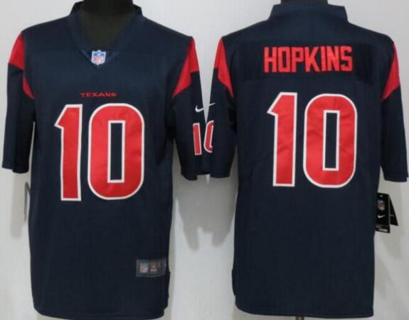 Houston Texans 10 DeAndre Hopkins Navy Blue Color Rush Limited Jersey