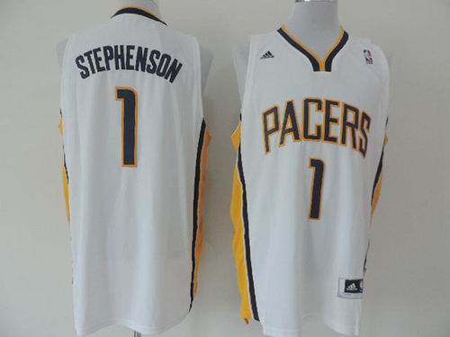 Indiana pacers 1 Lance Stephenson white adidas men nba basketball jerseys