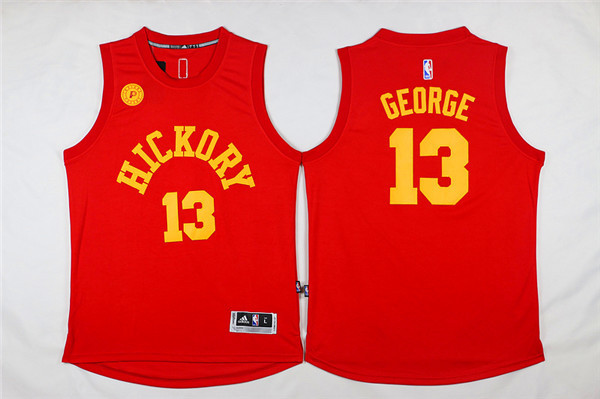 Indiana pacers 13 Paul George red signature adidas men nba basketball jerseys