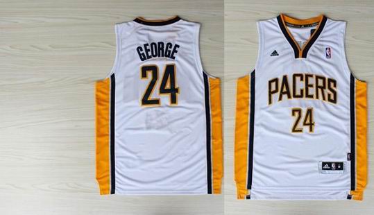Indiana pacers 24 Paul George white Swingman adidas men nba basketball jerseys