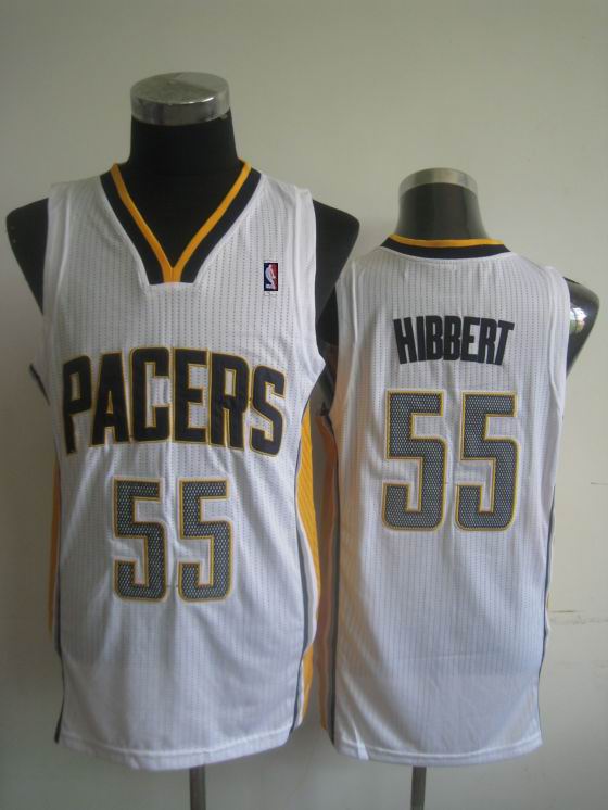 Indiana pacers 55 HIBBERT white adidas men nba basketball jerseys