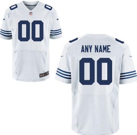 Indianapolis Colts Custom Nike Game White Jersey for Men women youth kids