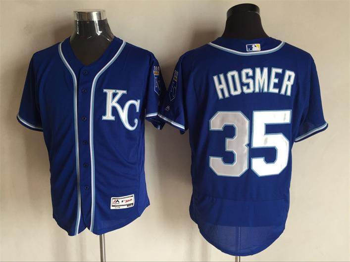 Kansas City Royals 35 Eric Hosmer blue Flexbase Authentic Collection baseball Jersey