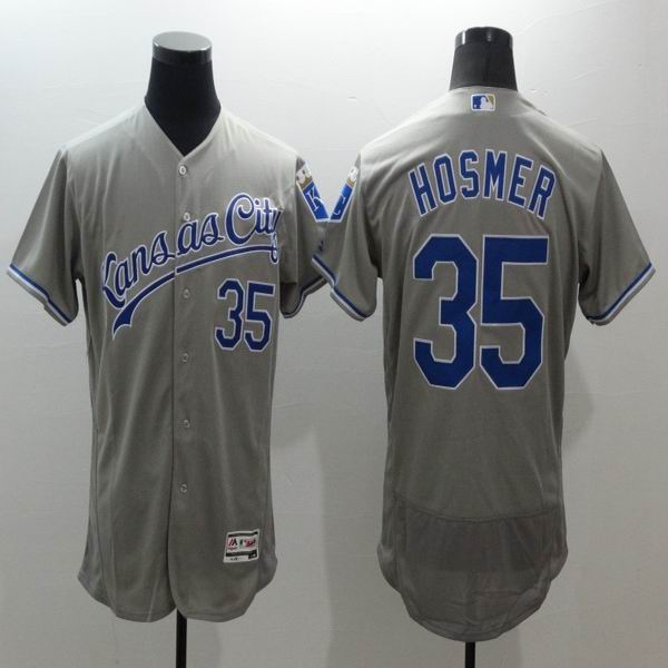 Kansas City Royals 35 Eric Hosmer gray Flexbase Authentic Collection baseball mlb Jersey