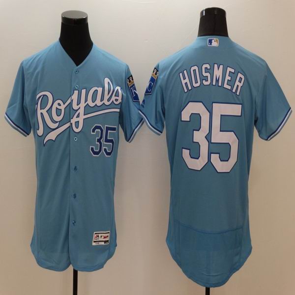 Kansas City Royals 35 Eric Hosmer skyblue Flexbase Authentic Collection baseball mlb Jersey