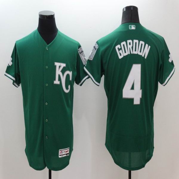 Kansas City Royals 4 Alex Gordon green Flexbase Authentic Collection men baseball mlb Jersey