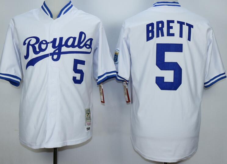 Kansas City Royals 5 Brett White men baseball mlb jerseys Kansas City Royals 5 Brett White men baseball mlb jerseys