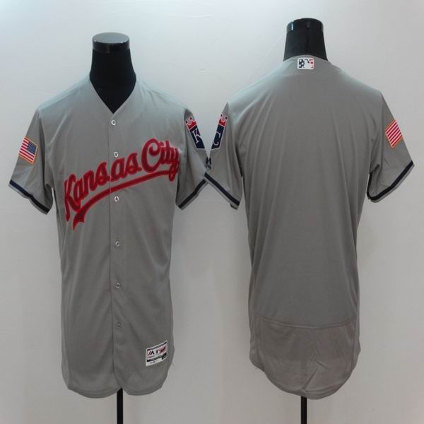 Kansas City Royals blank gray Flexbase Authentic Collection men baseball mlb Jersey