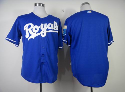 Kansas Royals blank Blue men baseball mlb jersey