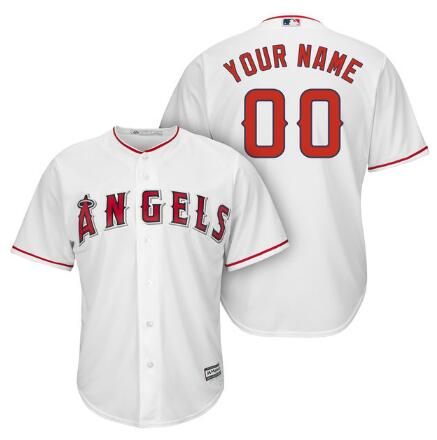 Los Angeles Angels of Anaheim jerseys Majestic white Alternate Cool Base Custom any name number
