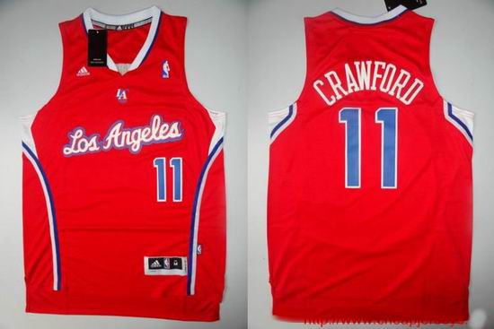 Los Angeles Clippers 11 Jamal Crawford Red adidas men nba basketball jerseys Revolution 30 adidas men nba basketball jerseys
