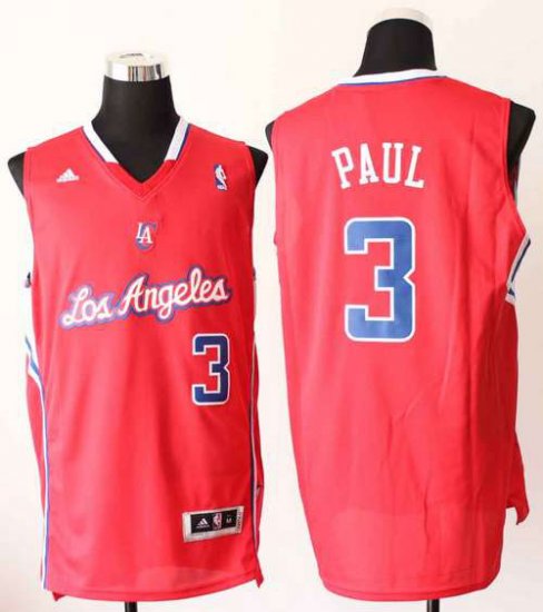 Los Angeles Clippers 3 Chris Paul Red  Revolution 30 adidas men nba basketball jerseys